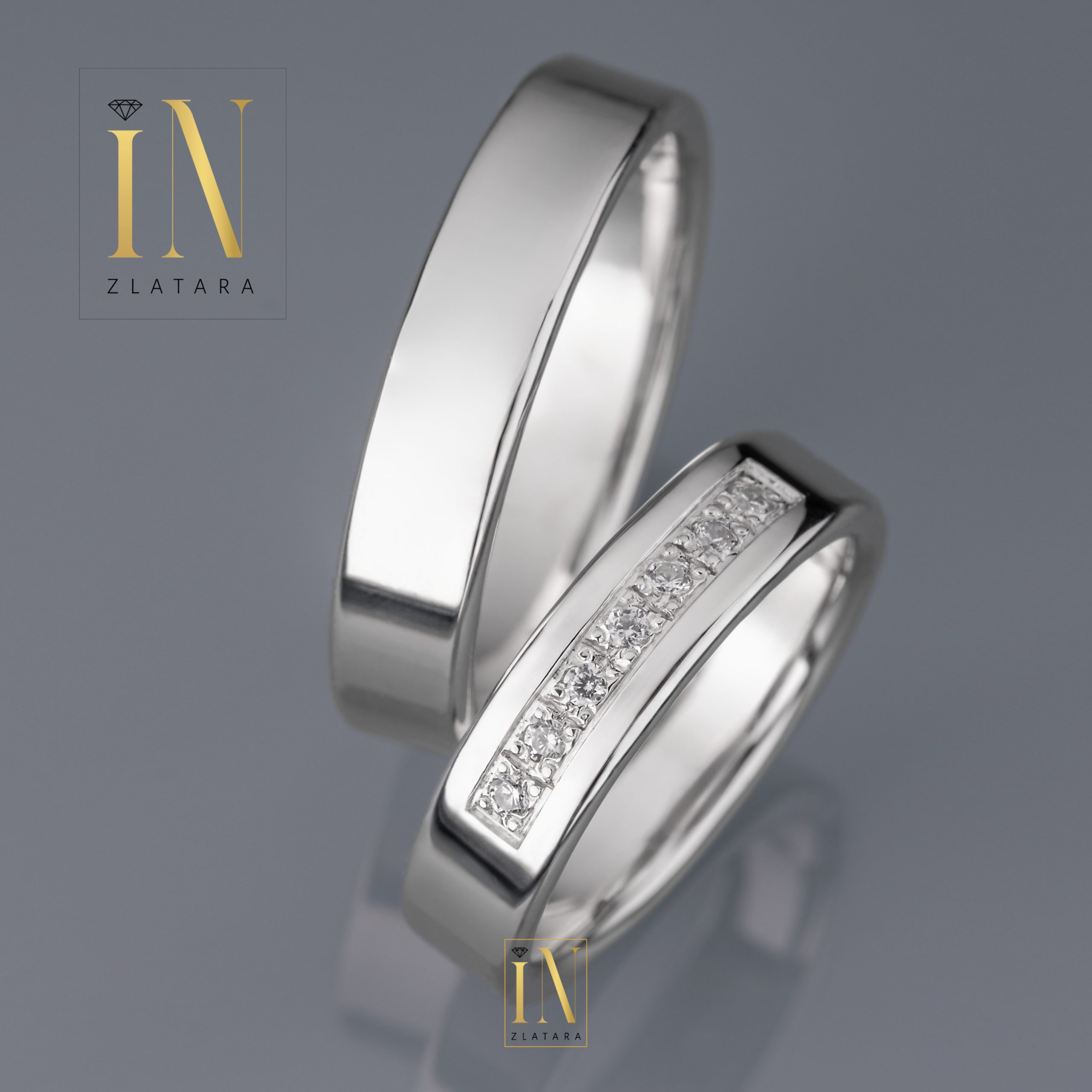 Burme od belog zlata IN59