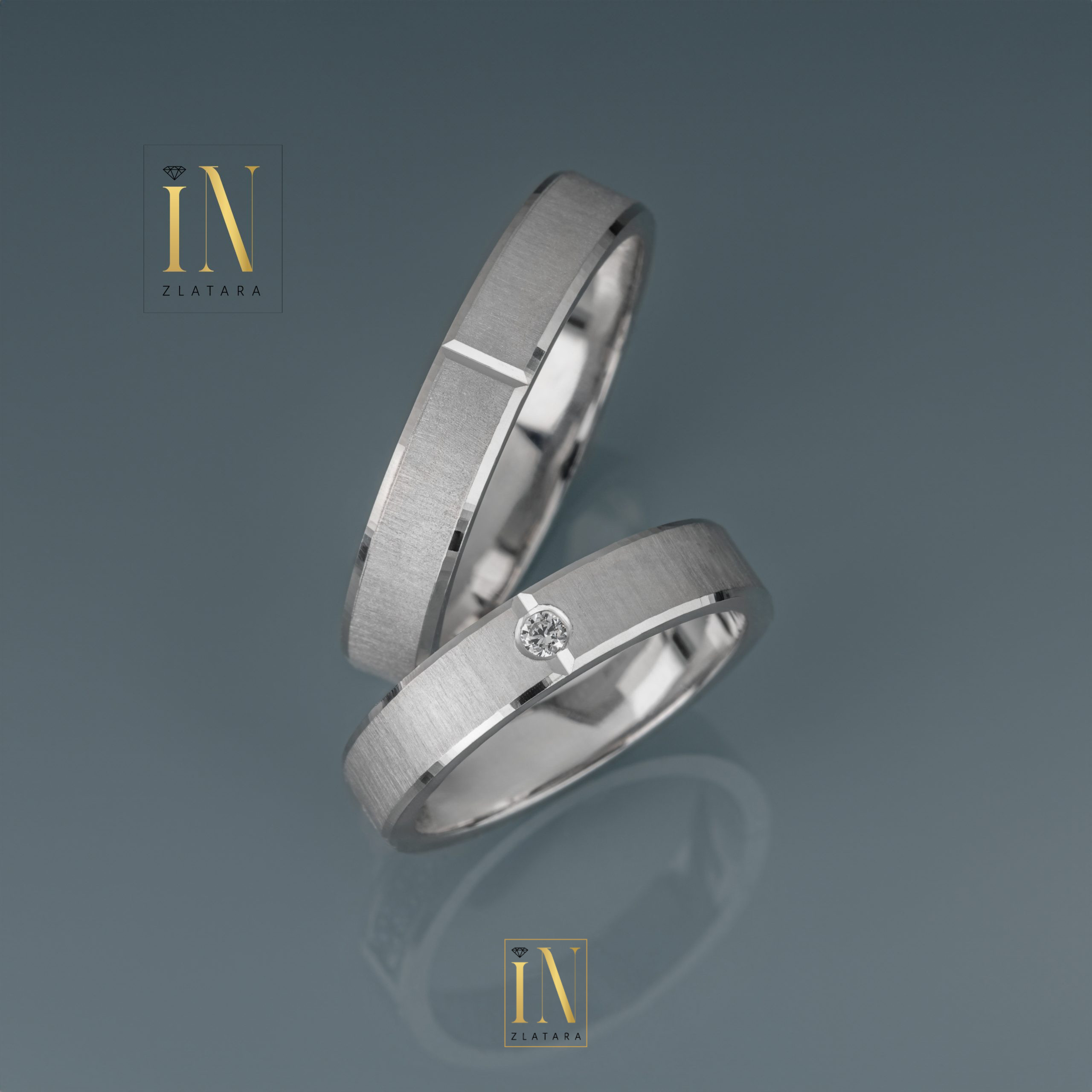 Burme od belog zlata IN57