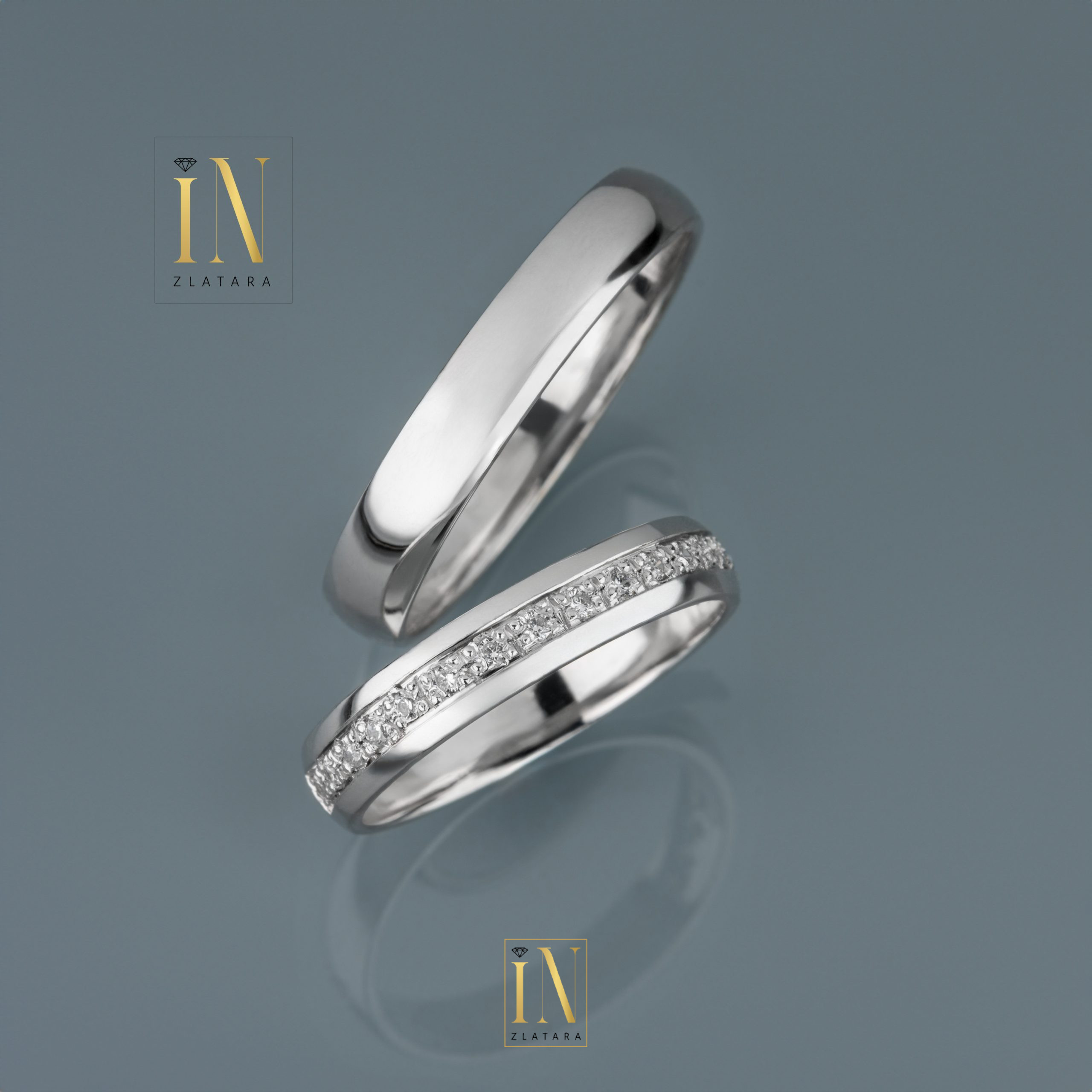 Burme od belog zlata IN55